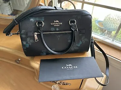 Coach Rowan Satchel Victorian Floral • $150