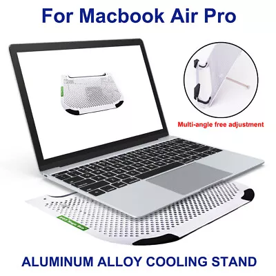 Adjustable Aluminum Portable Cooling Laptop Stand Desk For Apple MacBook Air Pro • $26.99