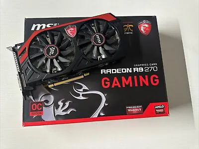 MSI AMD Radeon R9 270X Gaming 2GB 256BIT GDDR5 PCI Express X16 Graphics Card. • $40