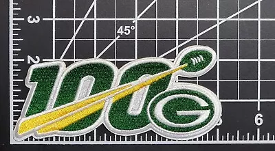 Green Bay Packers 5  NFL 100 Seasons Iron On Embroidered Patch ~USA Seller~ • $4.95