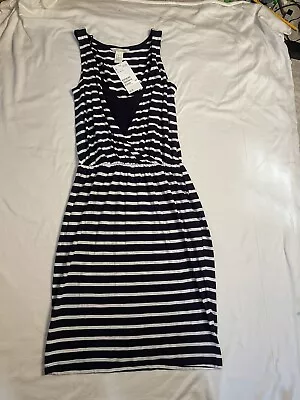 Women’s H&M Mama Nursing Function Stripped Dress Size XS NWT • $18