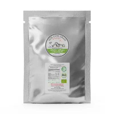 Wild Alaskan Salmon Bone Broth Powder - Pure Protein Organics - Unflavored • $23.95