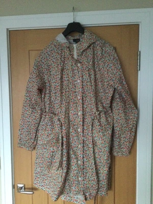 £7.50 • Buy Next Waterproof Coat - Folds Into A Pac A Mac - Spotty Fabric - Large 