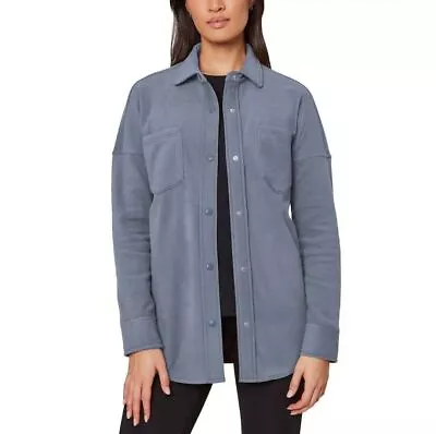 NWT Mondetta Ladies' Cozy Button Up Long Sleeve Shirt Jacket • $19.79