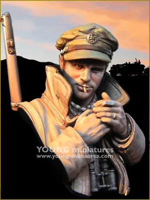 Young Miniatures British LRDG 1942 Unpainted Resin Bust Kit YM1888 NIB • $65