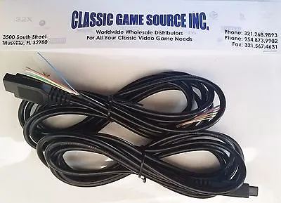 TWO 8FT 9 Pin Cable Cord Wire To Repair COMMODORE 64 C64 Controller JOYSTICK • $40.43