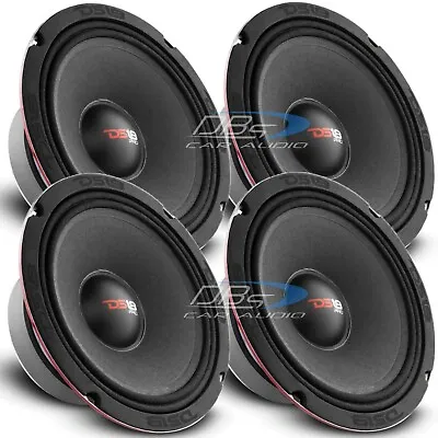 4x DS18 PRO-X8M 8  Midrange Loud Car Speakers 550W 8 Ohm Mid Bass Loudspeakers • $200.69