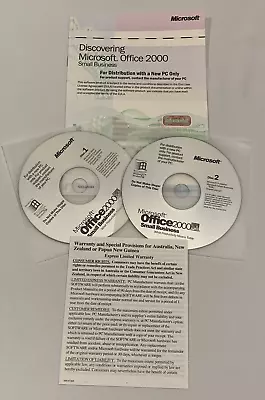 MS Microsoft Office 2000 Small Business PC Computer Software (Pre-Owned) • $8.89