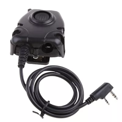 Military Headset PTT For Kenwood Baofeng 658/520/530/999/888/777/666S/777S/888S • £15.47