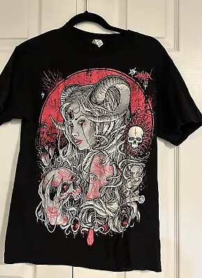 Lot (2) Carnifex American Deathcore Death Metal Deathcore Rock T Shirts Sz S/M • $25