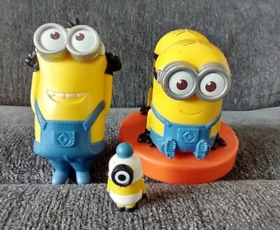 Mixed Lot Of 3 Despicable Me Minions McDonald’s Happy Meal Toys & Figures • $3.50