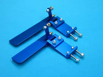 CNC 75mm / 95mm Aluminum Blue Rudder With Water Inlet For Fast Electric RC Boat • $19.84