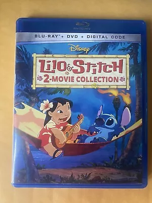 Lilo & Stitch 2 Movie Collection Blu-Ray  & DVD With Case  No Digital • $15.49