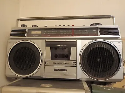 SANYO M9706 Vintage Old School Boombox Working • $120