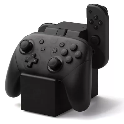 PowerA Charging Station Dock For Nintendo Switch Joy-Con/Pro Controller Black • $72