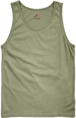 Od Green Olive Drab Rothco 6701 Mens Tank Tops Army Camo Green T-shirt S To 3x  • $12.99