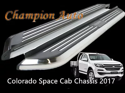 Holden Colorado/ Isuzu D Max Space Cab Side Steps Aluminum 2012-08/2020 CMP94 • $340.52