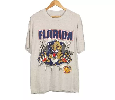 Florida Panthers Vintage Logo Team Hockey T-Shirt Gift For Fans • $16.59