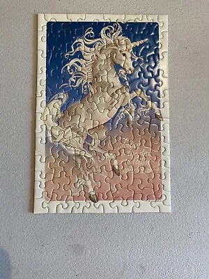 Vintage Springbok Today Is The Day To Follow Your Heart Unicorn Puzzle USA Made • $8.25