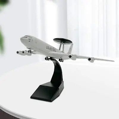 Diecast Model 1/200 Scale USA E-3 Sentry Airplane Aircraft With Stand For • £28.76