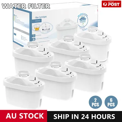 6 Pack For BRITA Maxtra+Plus Water Filter Jug Replacement Cartridges Refills AU • $22.69