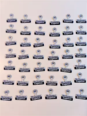 Large Lot Of 40 McGovern/ Eagleton Tabs Political Pins Buttons Pinbacks • $12