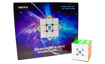 MoYu Super WeiLong 3x3 Magnetic (8-Magnet Spring Ball-Core UV Coated) Speed Cube • $70.95