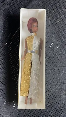 WORKS! Mod Talking Julia Barbie Doll Vintage Mattel 1969 Repaired Diahann Carrol • $9.99