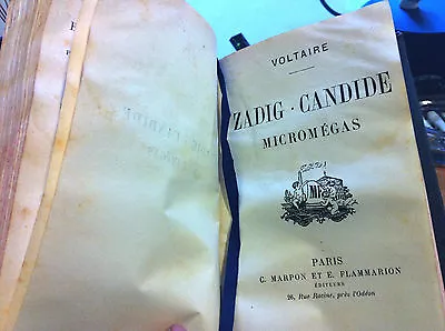 VOLTAIRE_ZADIG CANDID MICROMEGAS_ And TOUDOUZE_LES NIGHTMARES 4 VOL. RILEG IN 1 • £14.68