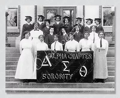 African American Delta Sigma Theta Sorority Members C1913 Vintage Photo Reprint • $8.95