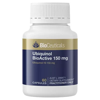 BIOCEUTICALS Ubiquinol BioActive 150mg 60 Capsules • $51.70