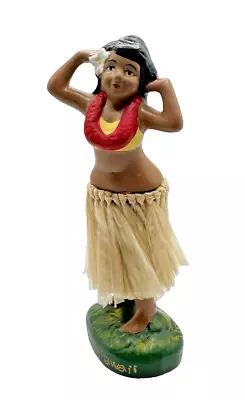 Vintage Ceramic Dancing Hawaiian Hula Girl Figurine Resort Quest Hotel Hawaii • $58