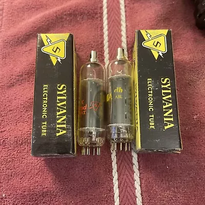 2 Sylvania 12AF3 Damper Flyback Diode TV Audio Vacuum Tube Valve- NOS Untested • $49.95