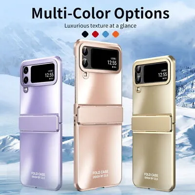 $23.88 • Buy For Samsung Galaxy Z Flip 5 4/3 Ultra Slim Hybrid Plating Matte Hard Phone Case