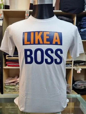 Mens T-shirts Like A Boss Size L • £11.99