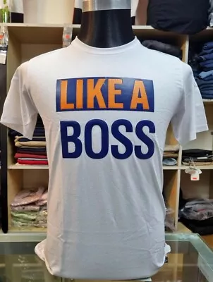 Mens T-shirts Like A Boss Size M • £10.99