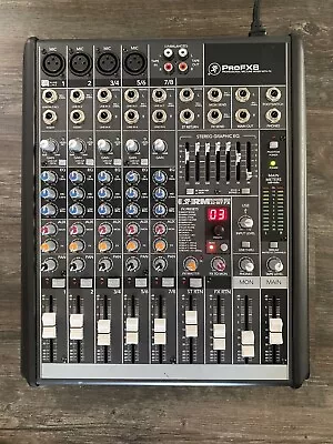 Mackie ProFX8 Professional Mic Line Mixer With FX Blackweb Speakers Cables • $99.99