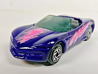 Corvette Stingray III Matchbox 1995 SuperFast #38 Convertible Purple 1:58 Loose • $7.99