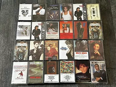 Black Power Pride Pop Soul R&B Cassette Tape 24pc Lot Collection Michael Jackson • $120