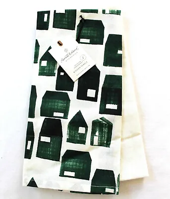 Hearth & Hand With Magnolia Joy House Kitchen Towel Set Of 2 Ivory & Green • $12.60