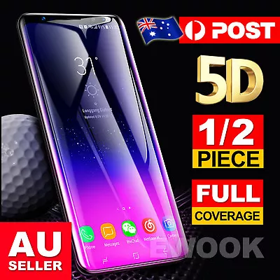 $3.95 • Buy For Samsung Galaxy S10 5G S9 S8 Plus Note 8 9 20 Tempered Glass Screen Protector
