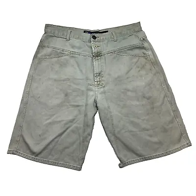 Marithe Francois Girbaud Blue Brand X Short Denim Authentic Fit Grey Green 36 • $31.22