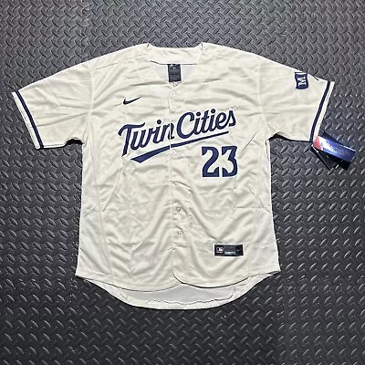 Adult Large MN Twins Royce Lewis Stitched Cream Twin Cities Jersey • $69.99