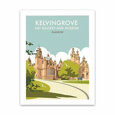 £9.99 • Buy Kelvingrove Art Gallery, Glasgow 28x35cm Art Print By Dave Thompson
