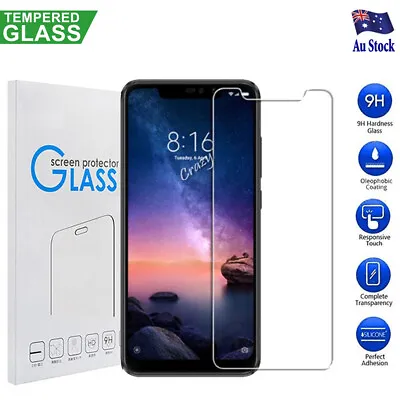 [2 Pack] Tempered Glass LCD Screen Protector Guard For Xiaomi Redmi Note 6 Pro • $5.49