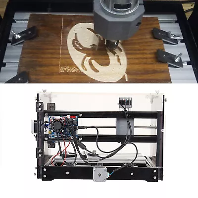 3axis CNC Router Machine 3018-SE V2 Engraver With Transparent Enclosure&Spindle • $228