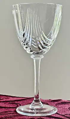 RCR Royal Crystal Rock Magnolia WINE Glass Goblet Cut Swags - 17cms • $16.05