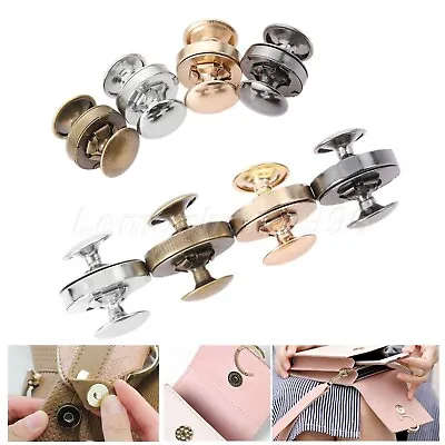 £2.39 • Buy 10 Set Magnetic Buttons Press Slim Snaps Sewing 4mm Thick DIY Crafts Accessories