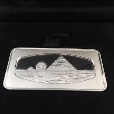 SILVER Ingot Singapore Airlines Wonders Of The World Great Pyramid Of Egypt • $28