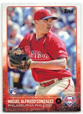 2015 Topps Miguel Alfredo Gonzalez RC Philadelphia Phillies #624 Rookie • $2